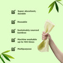Bamboo Cleaning Towels | Reusable & Washable | All-Purpose | 20 Sheets