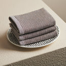 Bamboo Cotton Towel Set | Terry Cloth | Light Peat Grey | Set of 4