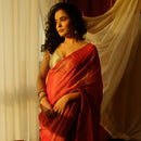 Maheshwari Tissue Silk Saree | Red