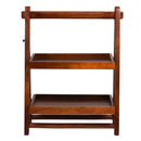 Wooden Kitchen Shelf Rack | Storage Organiser | Brown | 41 cm