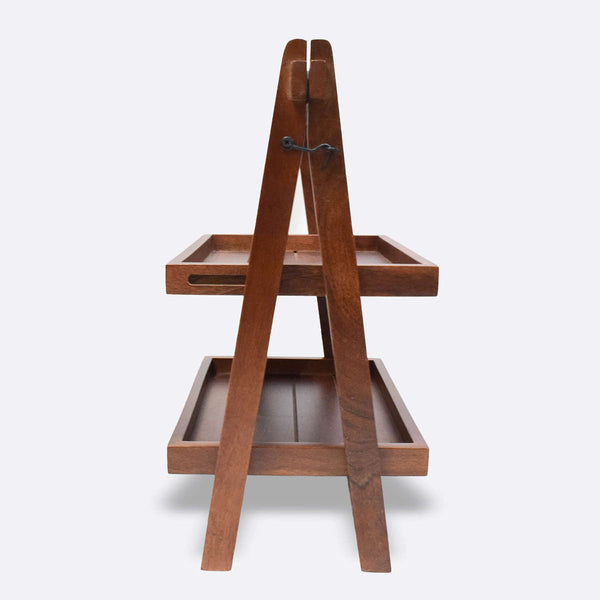Wooden Kitchen Shelf Rack | Storage Organiser | Brown | 41 cm