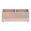 Wooden Makeup & Accessory Desk Organizer | for Multipurpose | Pink