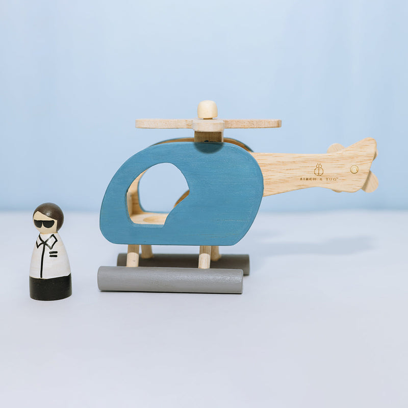 Wooden Toys for Kids | Rescue Rotor Helicopter | Multicolour