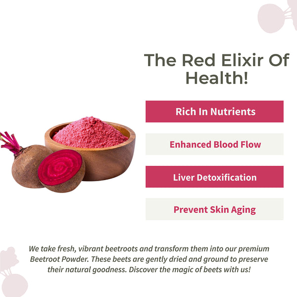 Beetroot Powder | Boosts Metabolism | Good For Skin | 100 g