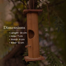 Bird House | Bird Nest with Adjustable Rope | Bamboo | 30 cm