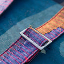 Reversible Bag Strap | Upcycled Fabric | Purple