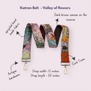 Reversible Bag Strap | Upcycled Fabric | Floral Print | Multicolour