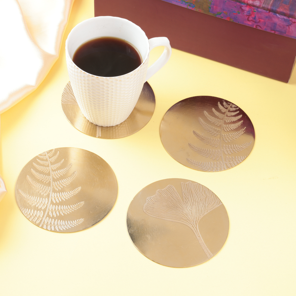 Chalice Candle & Flora Coaster Gift Set