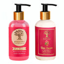 Body Care Set | Rosa Luxure | Body Wash | Body Lotion | Set Of 2