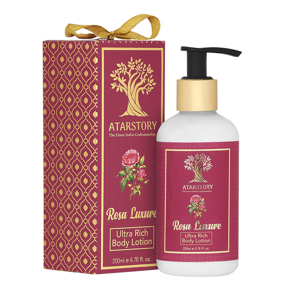 Body Care Set | Rosa Luxure | Body Wash | Body Lotion | Set Of 2