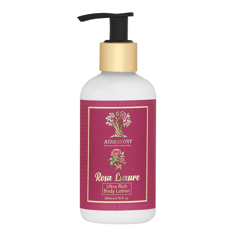 Body Lotion | Rosa Luxure | Deep Moisturizing for Dry Skin | 200 ml