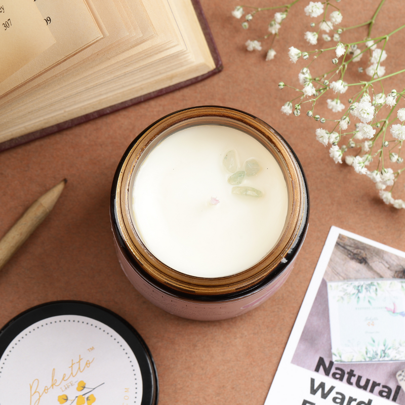 Soy Wax Scented Candle | Eucalyptus & Fir Needle Fragrance | 400 g