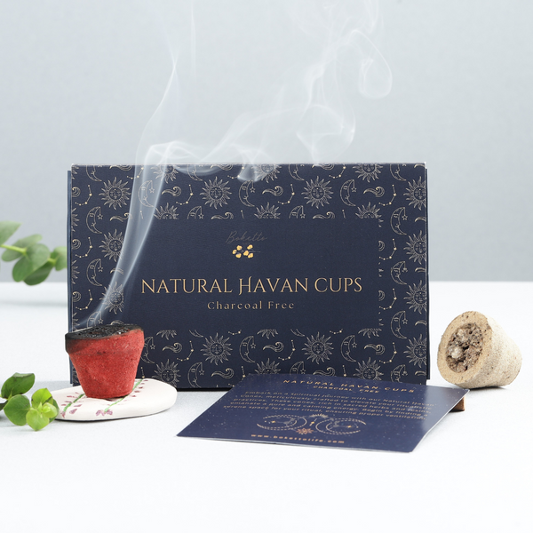 Natural Sambrani Havan Cups | Frankincense | 10 g