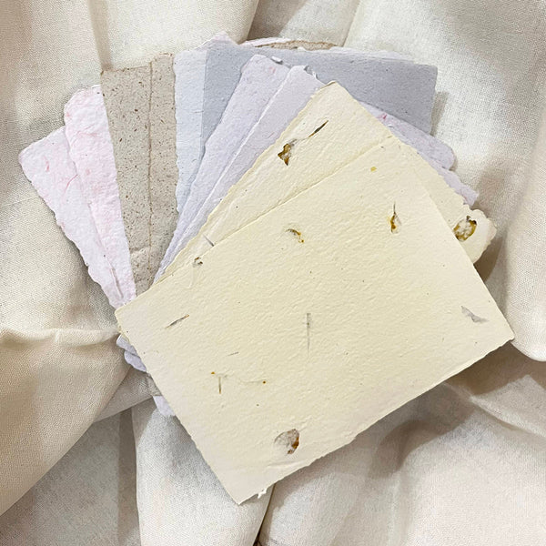 Handmade Paper Postcard | Textured Paper | Multicolour