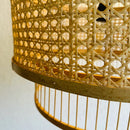 Bamboo Hanging Lamp Shade | Beige | 50 cm