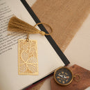 Brass Flower Bookmark | Antique Gold | 7 cm