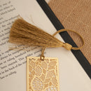 Brass Flower Bookmark | Antique Gold | 7 cm