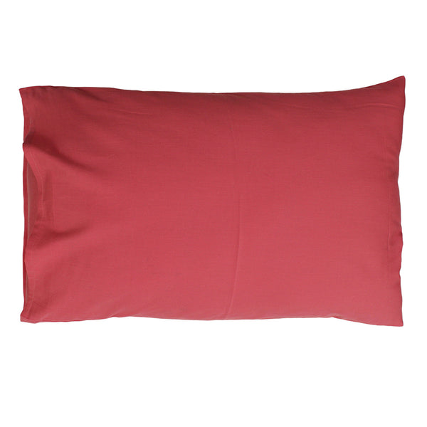 Cotton Bedsheet with Pillow Cover | Pink