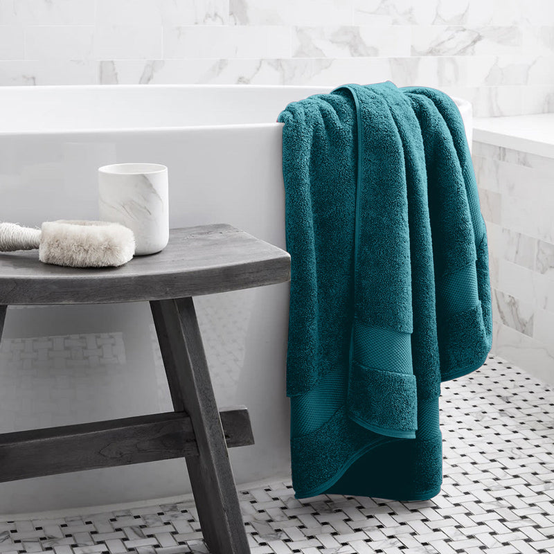 Organic Cotton Bath Towel | Teal Green