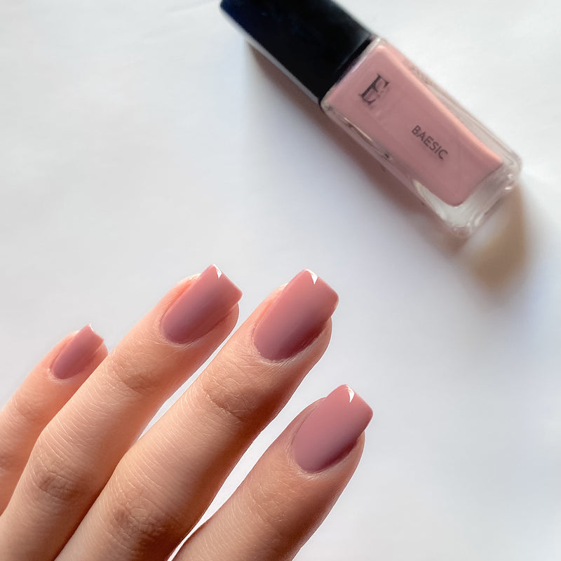 Pink Nail Paint | Vegan | Baesic | 10 ml