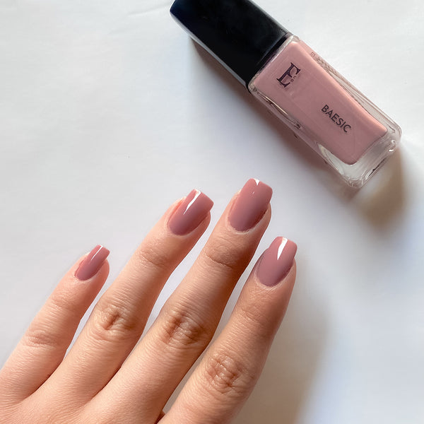 Pink Nail Paint | Vegan | Baesic | 10 ml