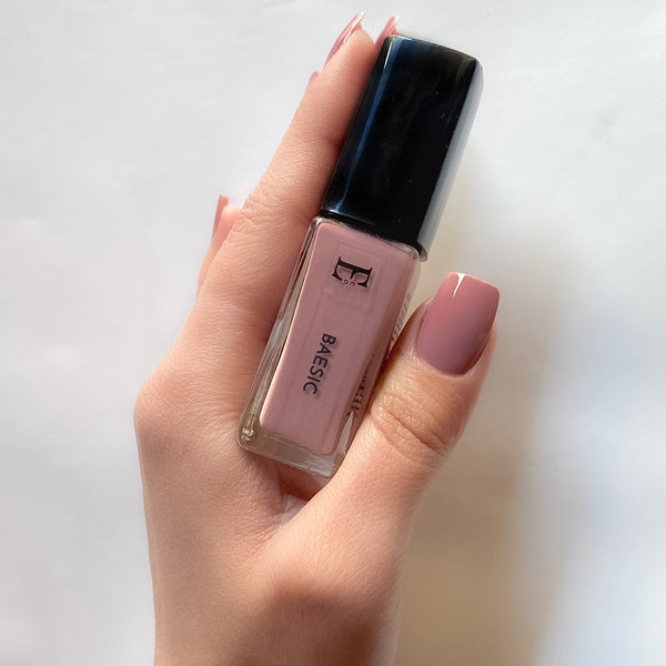 Pink Nail Paint | Vegan | Baesic | 10 ml