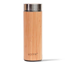 Insulated Flask With Strainer | Bamboo Stainless Steel | Unique Design | 450 ml