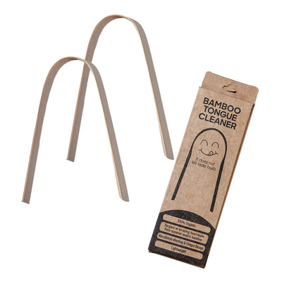 Bamboo Tongue Cleaner | For Oral Hygiene & Fresh Breath | Set of 2