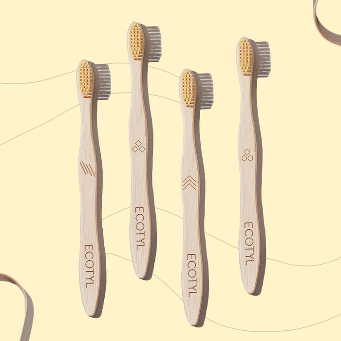 Bamboo Tooth Brush | Ultra Soft Bristles | Thorough Cleaning | Set of 4