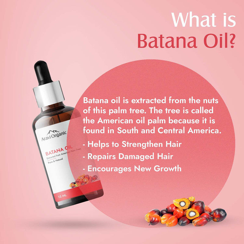 Batana Hair Oil For Hair Growth | 15 ml.