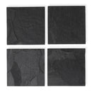 Black Slate Coaster | Square | Set of 4