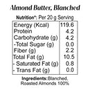 Almond Butter | Creamy | Blanched | 180 g