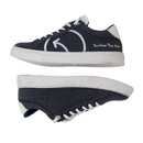 Organic Canvas Sneakers for Men | Navy Blue