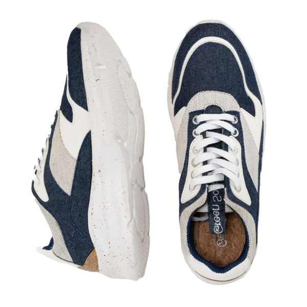 Organic Canvas Sports Shoes for Men | Navy