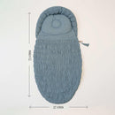 Organic Cotton Baby Sleeping Bag | Solid | Blue.