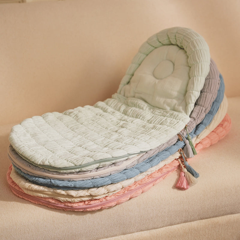 Organic Cotton Baby Sleeping Bag | Solid | Blue.