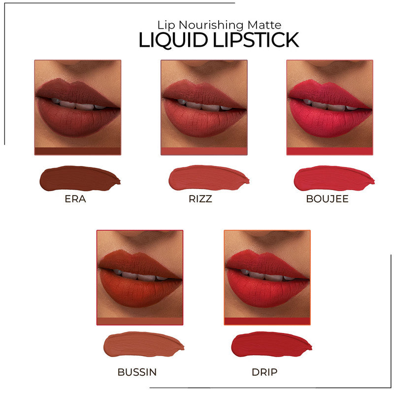 Matte Liquid Lipstick | Mousse | Long Lasting | Boujee | 4.5 ml