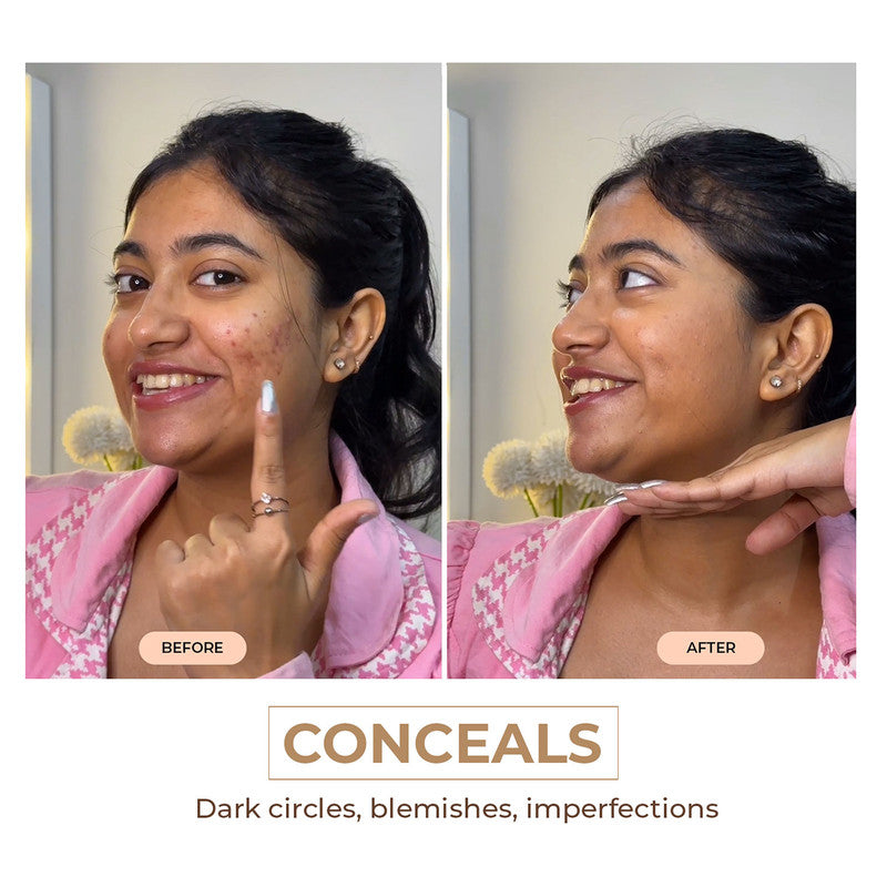Concealer for Face Makeup | Long Lasting (12 Hrs) | Foundations & Concealers | Dark Circles, Blemishes | Fair