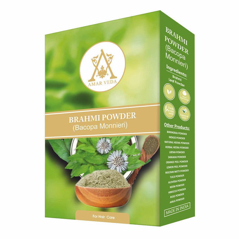 Herbal Brahmi Powder | Hair Growth | Reduce Anxiety & Stress | 100 g