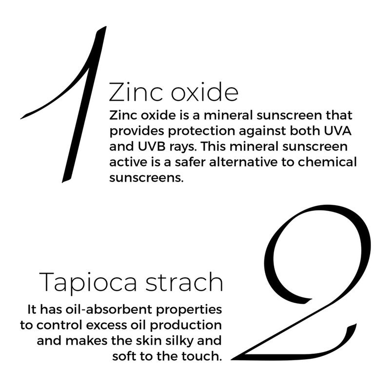 Zinc Powder Sunscreen | SPF50 + | Ultra Mattifying | 15 g