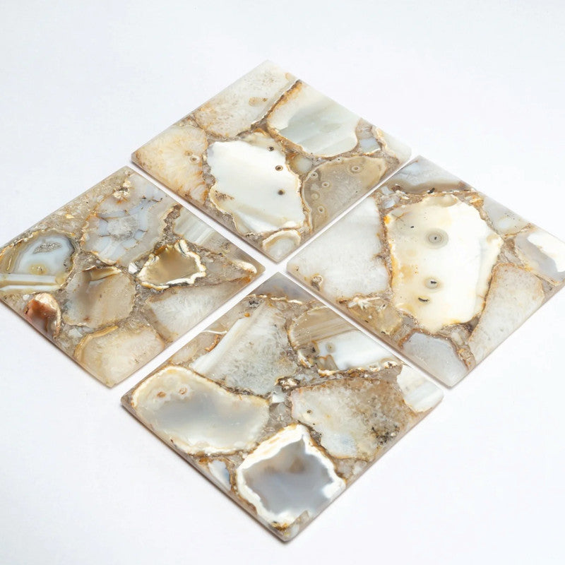 Agate Coaster | Brown | Set of 4