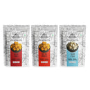 Mr Makhana Roasted Makhana & Foxnuts | Butter Tomato | Cream N Onion | Piri Piri | 60 g | Pack of 3