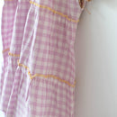 Cotton Dress for Girls | Tiered | Purple
