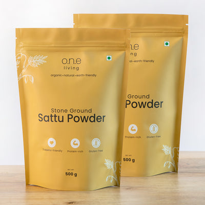 Natural Sattu Powder | 500 g | Pack of 2 | Energy Boosting