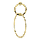 Brass Layered Dangler Earrings | Gold