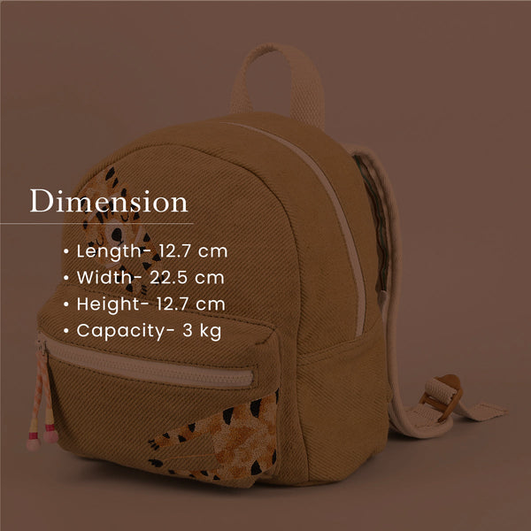 Kids Bag | Cotton Denim | Khakhi Green | 3 L