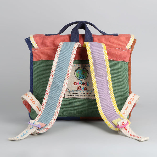 Kids Bag | Cotton Denim | Multicolour | 3 L