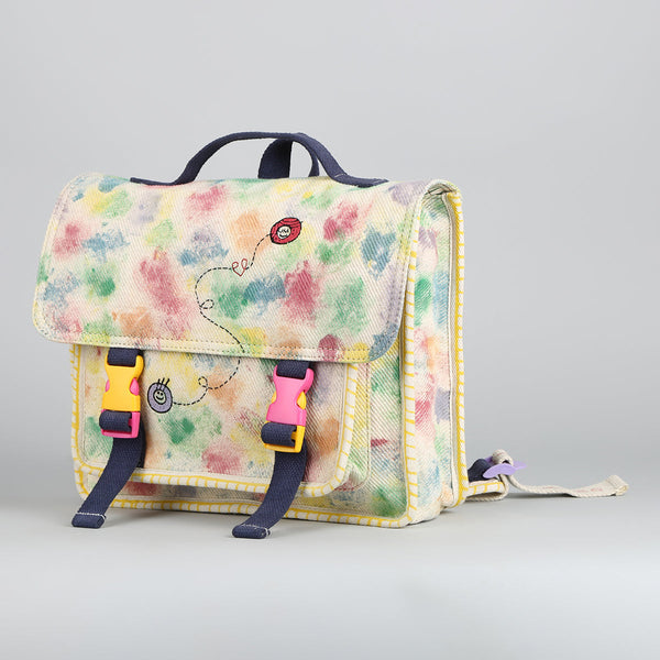 Kids Backpack | Cotton Denim | Multicolour | 3 L