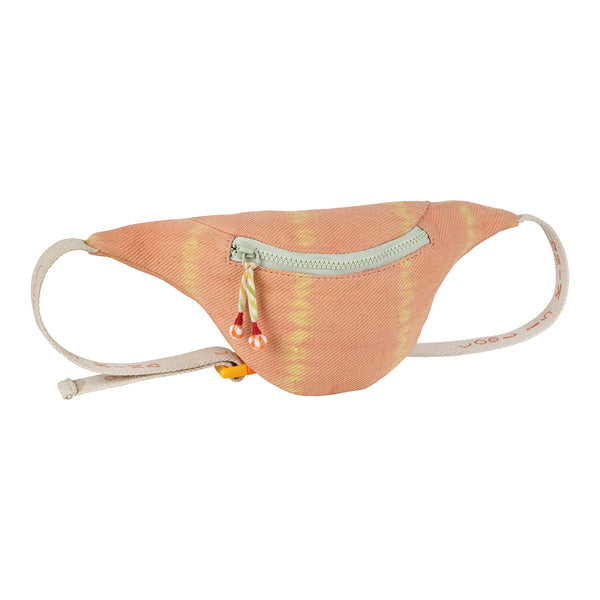 Handwoven Denim Kids Waist Bag | Tie-Dye | Orange & Yellow | 1 L