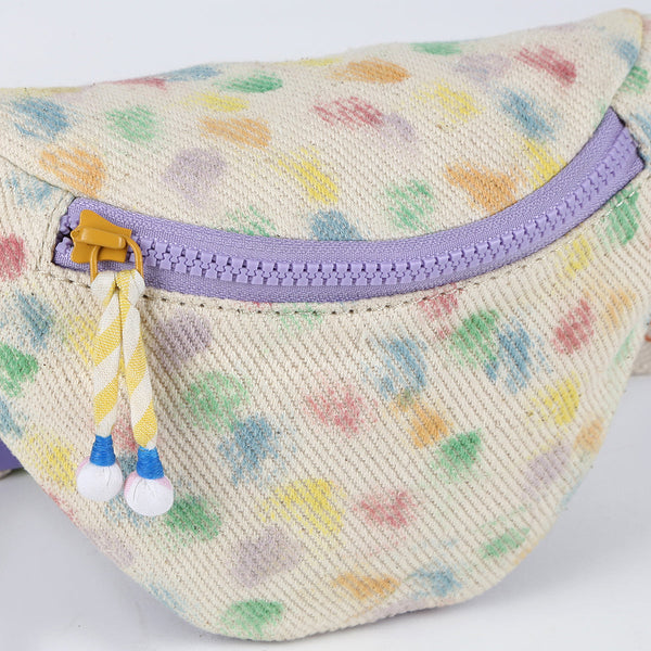 Handwoven Denim Fannypack for Kids | Multicolour | 1 L